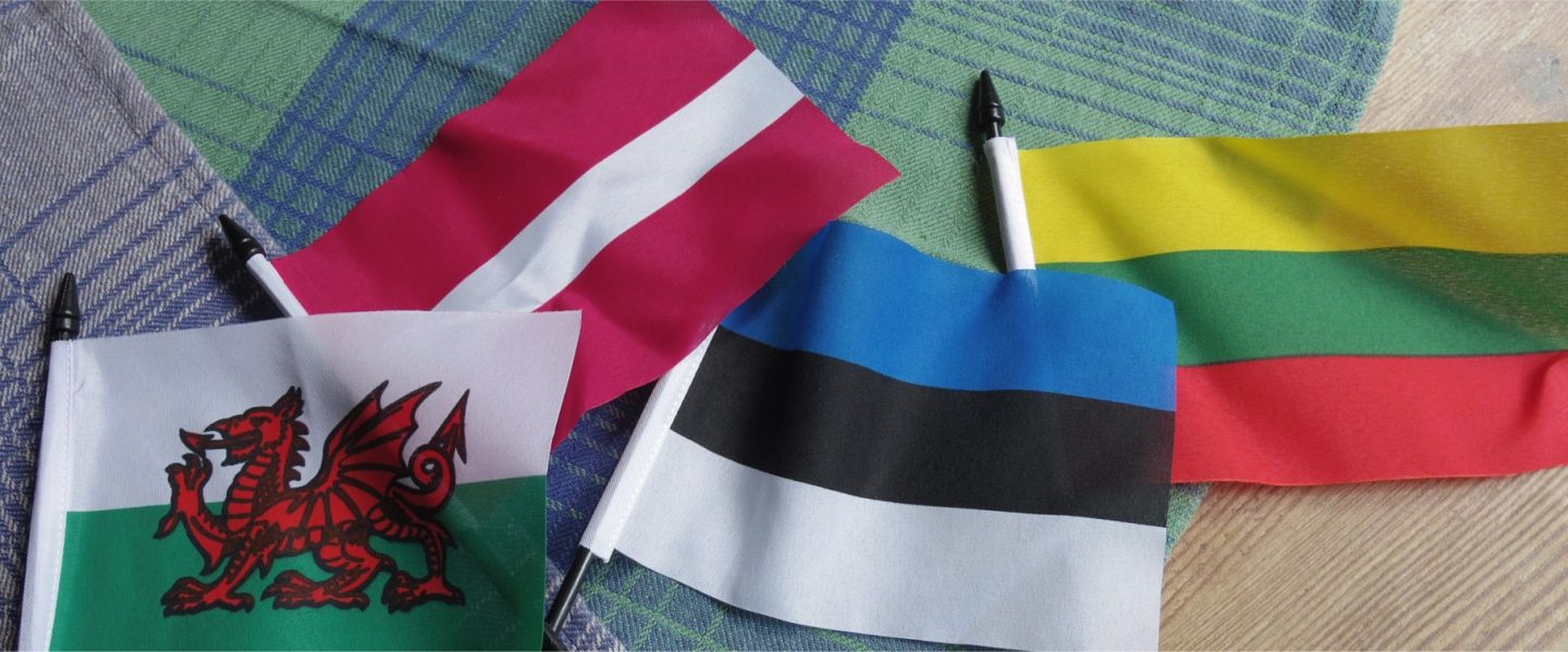 Wales and Baltic Flags